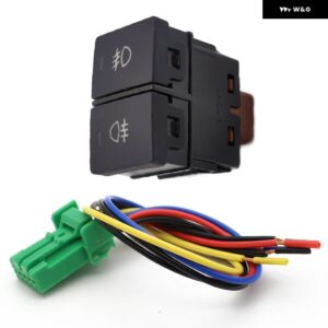 ホンダ デュアルキースイッチ フォグランプ レコーダー レーダー パワー LED ステアリングホイール ヒーター スイッチ ボタン - Front-rear fog