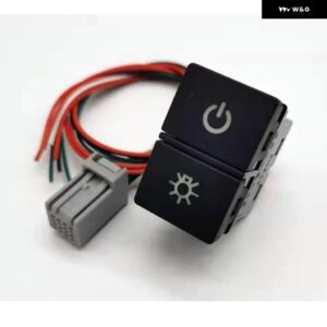 ホンダ デュアルキースイッチ フォグランプ レコーダー レーダー パワー LED ステアリングホイール ヒーター スイッチ ボタン - Power light