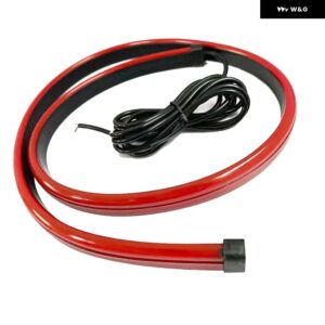 90/100CM カー スタイリング ハイリア ストップライト ウィンカー ランニングライト 付き 汎用 オートブレーキ フレキシブルLEDストリップ - 90cm