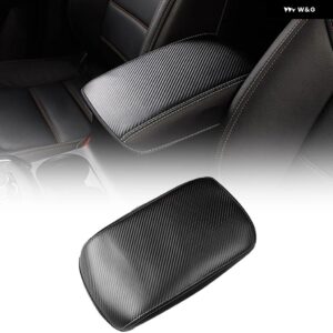 カーアクセサリー マツダCX-5 CX5 2017-2024 センター アームレスト パッド 肘 サポート カバー - Carbon Fiber Look