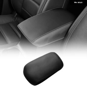 カーアクセサリー マツダCX-5 CX5 2017-2024 センター アームレスト パッド 肘 サポート カバー - black