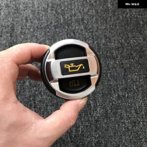 クロームオイル タンクキャップ オイル フィルター キャップ スイッチ アウディ R8 A4 A6 Q3 Q5 TT VW PASSAT CC B7 R20 R36 GTI 420 103 485 B - a