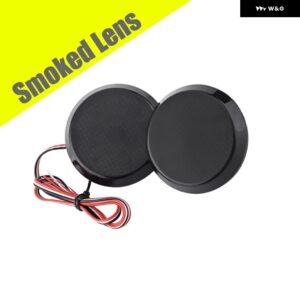 2個 LED テールライト リア バンパー ランプ アセンブリ レッド ランニング ブレーキライト トヨタ カローラ 2007-2010 シエナ 2011-2016 - Smoked Lens